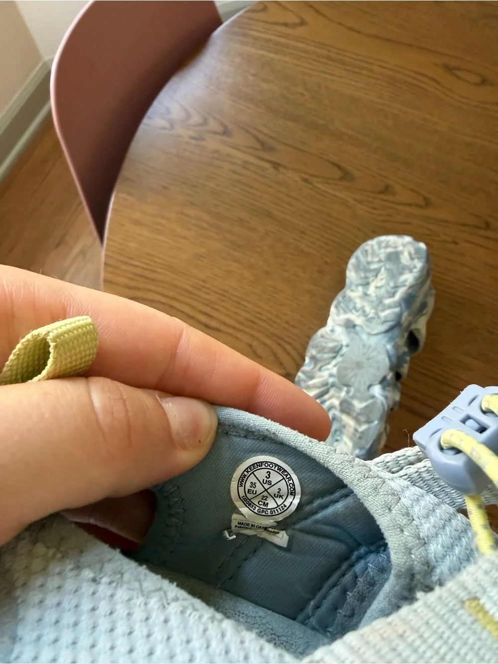 Keen Kids Light blue and Yellow Closed-Toe Water Shoes